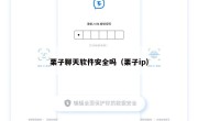 栗子聊天软件安全吗（栗子ip）