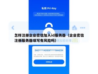 怎样注册企业密信加入id服务器（企业密信注册服务器填写有风险吗）