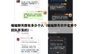 蝙蝠聊天群有多少个人（蝙蝠聊天软件是那个团队开发的）