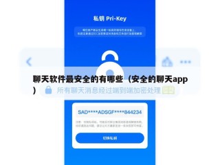 聊天软件最安全的有哪些（安全的聊天app）