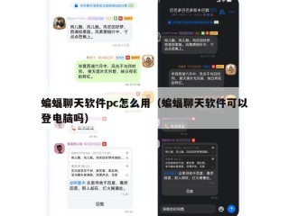 蝙蝠聊天软件pc怎么用（蝙蝠聊天软件可以登电脑吗）