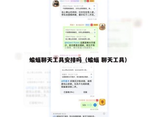 蝙蝠聊天工具安排吗（蝙蝠 聊天工具）