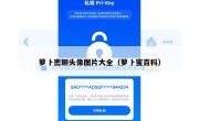 萝卜密聊头像图片大全（萝卜蜜百科）