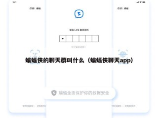 蝙蝠侠的聊天群叫什么（蝙蝠侠聊天app）