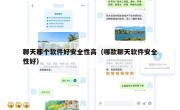 聊天那个软件好安全性高（哪款聊天软件安全性好）