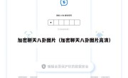 加密聊天八卦图片（加密聊天八卦图片高清）