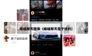 蝙蝠聊天图像（蝙蝠聊天是干啥的）