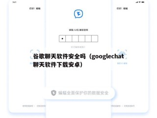 谷歌聊天软件安全吗（googlechat聊天软件下载安卓）