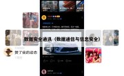 数据安全通讯（数据通信与信息安全）