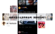 微聊天是什么软件安全吗（微聊安全吗?）