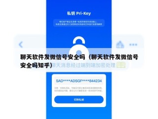 聊天软件发微信号安全吗（聊天软件发微信号安全吗知乎）