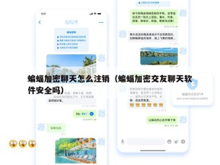 蝙蝠加密聊天怎么注销（蝙蝠加密交友聊天软件安全吗）