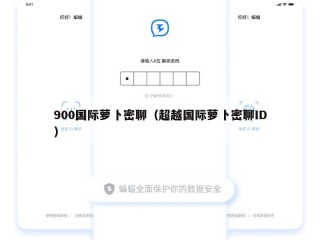 900国际萝卜密聊（超越国际萝卜密聊ID）