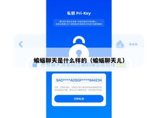 蝙蝠聊天是什么样的（蝙蝠聊天儿）