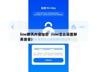 line聊天内容加密（line怎么设置聊天背景）