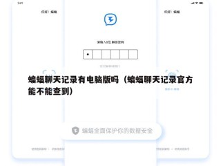 蝙蝠聊天记录有电脑版吗（蝙蝠聊天记录官方能不能查到）