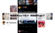 蝙蝠聊天app下载20（蝙蝠聊天app下载255）