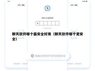 聊天软件哪个最安全好用（聊天软件哪个更安全）