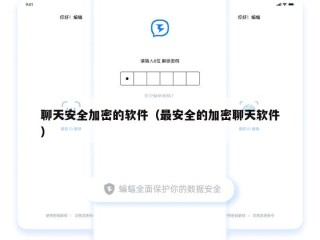 聊天安全加密的软件（最安全的加密聊天软件）