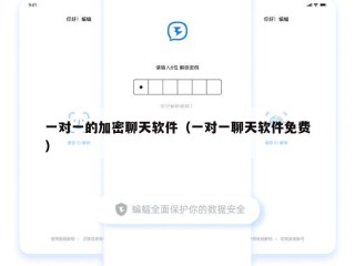 一对一的加密聊天软件（一对一聊天软件免费）