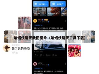 蝙蝠侠聊天截图图片（蝙蝠侠聊天工具下载）