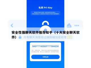 安全性强聊天软件推荐知乎（十大安全聊天软件）