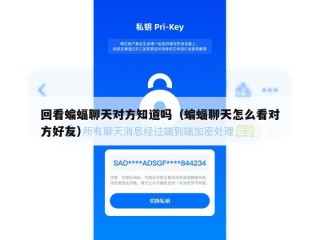 回看蝙蝠聊天对方知道吗（蝙蝠聊天怎么看对方好友）