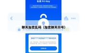 聊天加密乱码（加密聊天符号）