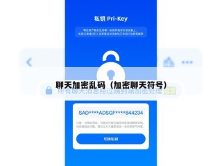 聊天加密乱码（加密聊天符号）
