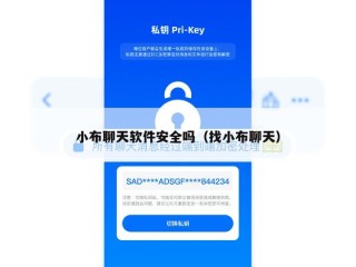 小布聊天软件安全吗（找小布聊天）
