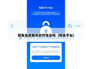鳄鱼加密聊天软件安全吗（鳄鱼平台）