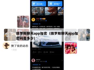 俄罗斯聊天app加密（俄罗斯聊天app加密码是多少）
