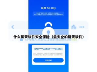 什么聊天软件安全保险（最安全的聊天软件）