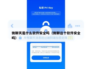微聊天是什么软件安全吗（微聊这个软件安全吗）