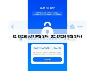 拉卡拉聊天软件安全吗（拉卡拉好用安全吗）