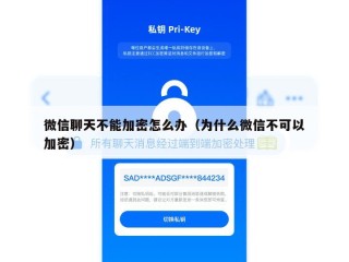 微信聊天不能加密怎么办（为什么微信不可以加密）