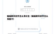 蝙蝠聊天软件怎么发红包（蝙蝠聊天软件怎么发圈子）