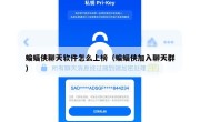 蝙蝠侠聊天软件怎么上榜（蝙蝠侠加入聊天群）