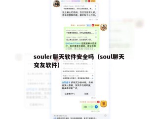 souler聊天软件安全吗（soul聊天交友软件）