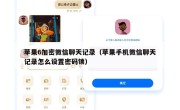 苹果6加密微信聊天记录（苹果手机微信聊天记录怎么设置密码锁）