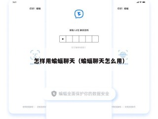 怎样用蝙蝠聊天（蝙蝠聊天怎么用）