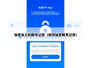 加密自己的聊天记录（如何加密聊天记录）