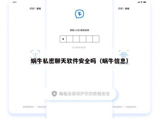 蜗牛私密聊天软件安全吗（蜗牛信息）