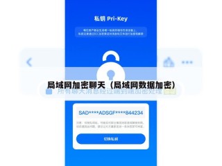 局域网加密聊天（局域网数据加密）