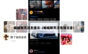 蝙蝠聊天消息提示（蝙蝠聊天没有提示音）