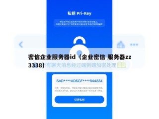 密信企业服务器id（企业密信 服务器zz3338）