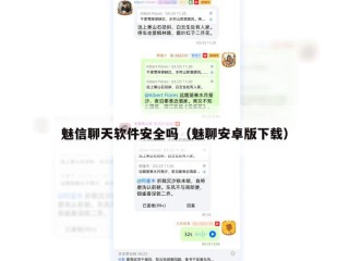 魅信聊天软件安全吗（魅聊安卓版下载）