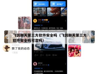 飞鸽聊天第三方软件安全吗（飞鸽聊天第三方软件安全吗可靠吗）