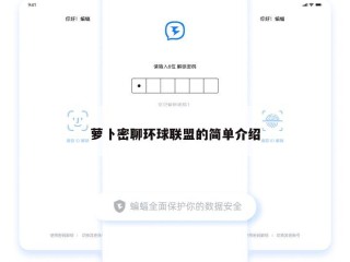 萝卜密聊环球联盟的简单介绍