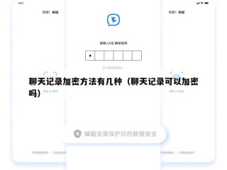 聊天记录加密方法有几种（聊天记录可以加密吗）